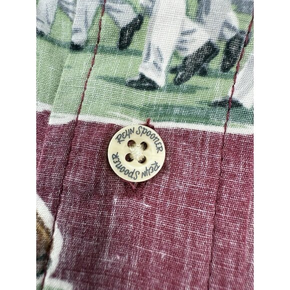 Reyn Spooner Shirt Mens Size Large Collegiate Football Texas A&M Aggies Print - Picture 7 of 13